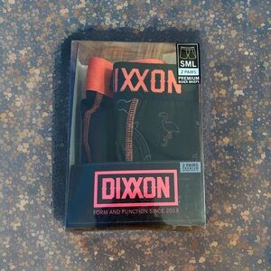 2 Pk Dixxon Boxer Briefs 4 Insane Comfort 4 Way Stretch Keyhole Mid Rise Cotton
